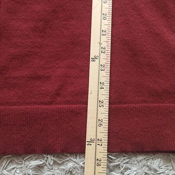 Torrid V Neck Maroon Sweater Size 2 Long Sleeve - Picture 10 of 11